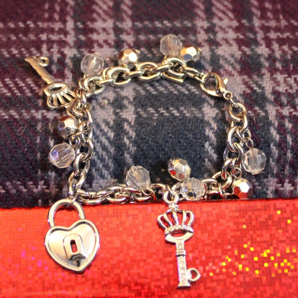NIP Key to My Heart Charm Bracelet